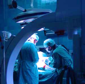 Surgical Procedure taking place
